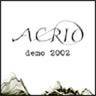 Acrid (NL) : Demo 2002